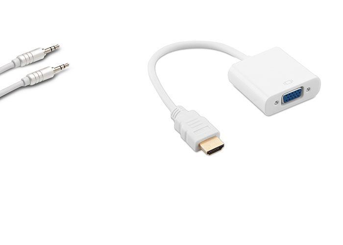 HYTECH HDMI to VGA + Audio Çevirici SESLİ MODEL HY-HVS35