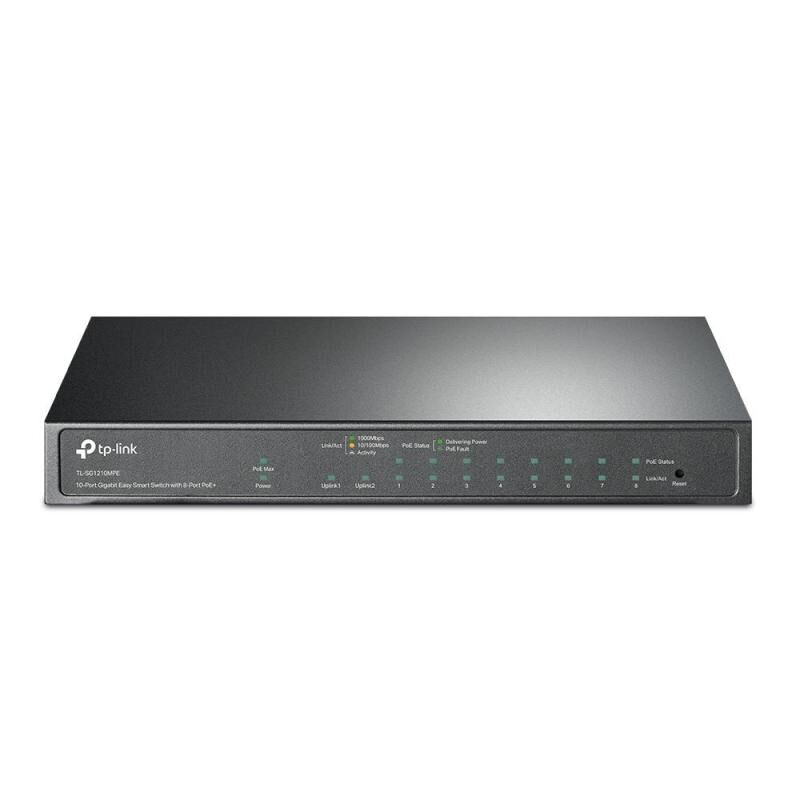 OMADA TL-SG1210MPE 10-Port Gigabit Easy Smart Switch with 8-Port PoE+
