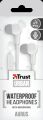 TRUST 20835 Urbanrevolt Su Geçirmez Beyaz Kulak İçi Kulaklık