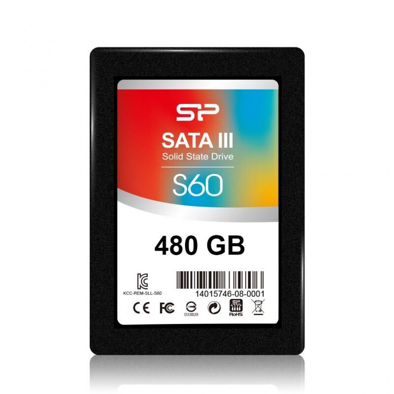 SILICONPWR 480GB S60 Sata3 550/500 Flash SSD