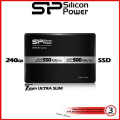 SILICONPWR 240GB Slim S60 Sata3 550/500 SSD