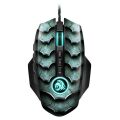 SHARKOON Yüksek hassasiyet,Eşsiz tasarım Optik Mouse DRAKONIA-II-GREEN