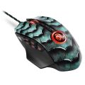 SHARKOON Yüksek hassasiyet,Eşsiz tasarım Optik Mouse DRAKONIA-II-GREEN