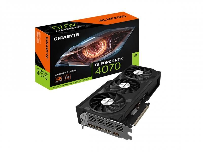 GIGABYTE GV-N407SWF3OC-12GD GeForce RTX 4070 12G DDR6X 192Bit PCI-E 4.0 Ekran Kartı