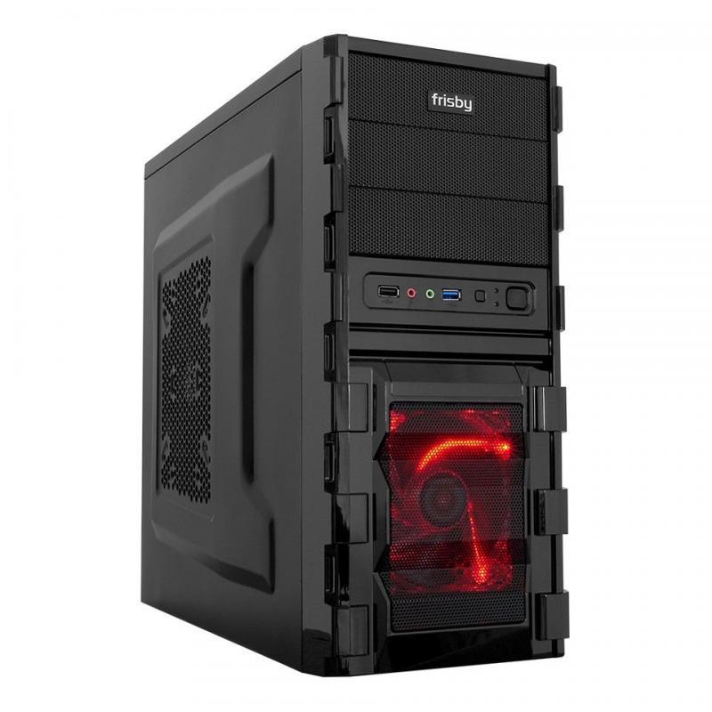 FRISBY FC-8870G 400W Powerlı Penceresiz Midi Tower Siyah Kasa