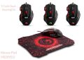 EVEREST Kablolu USB Gaming Siyah Mouse,MousePad SGM-X7