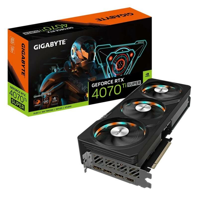 GIGABYTE GV-N407TSGAMOC-16G GeForce RTX™ 4070 Ti SUPER GAMING OC 16G Gaphics Processing