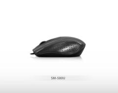 EVEREST Kablolu USB Optik Siyah Mouse SM-580U