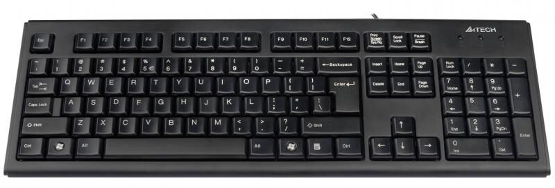 A4 TECH Kablolu USB F Standart Siyah Klavye KR-83F