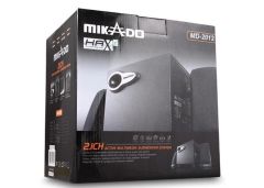 MIKADO Kablolu 18W RMS 2+1 Siyah Hoparlör