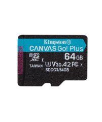 Kingston 64GB microSDXC Canvas Go Plus 170R A2 U3 V30 Card + ADP