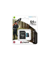 Kingston 64GB microSDXC Canvas Go Plus 170R A2 U3 V30 Card + ADP