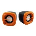 FLAXES FLX-024T USB 6W 3Wx2 1+1 Siyah Turuncu Hoparlör