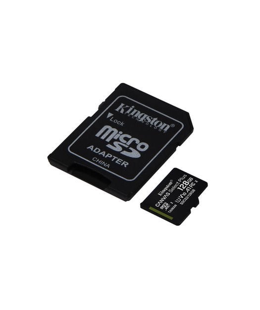 Kingston 128GB microSDXC Canvas Select Plus 100R A1 C10 Card + Adapter