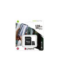 Kingston 128GB microSDXC Canvas Select Plus 100R A1 C10 Card + Adapter