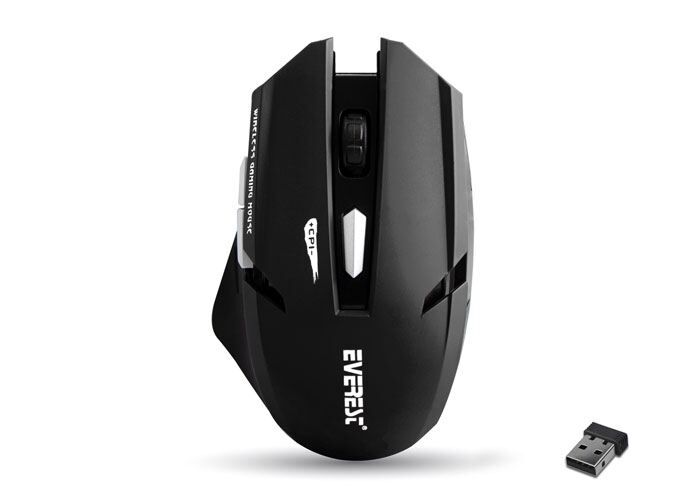 EVEREST Kablosuz Optik 2.4GHz Siyah Mouse KM-240-S