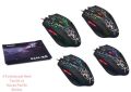EVEREST Kablolu USB 1600DPI Gaming Mouse,MousePad SGM-X6
