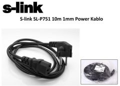 S-LINK 10m Kasa Monitör Güç Kablosu SL-P751