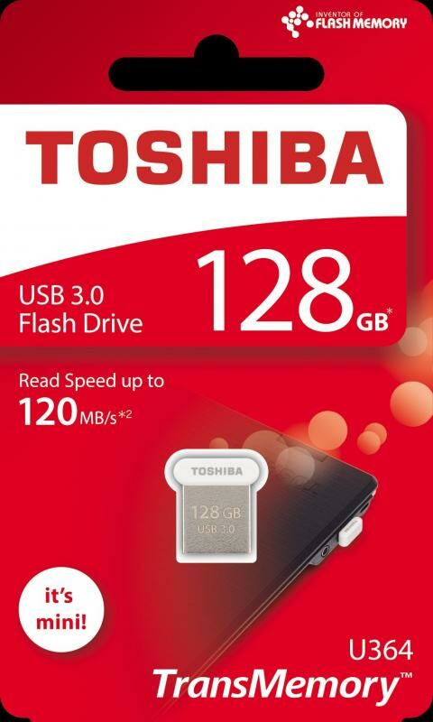 TOSHIBA 128GB Towadako USB3.0 Metalik Gri USB Bellek