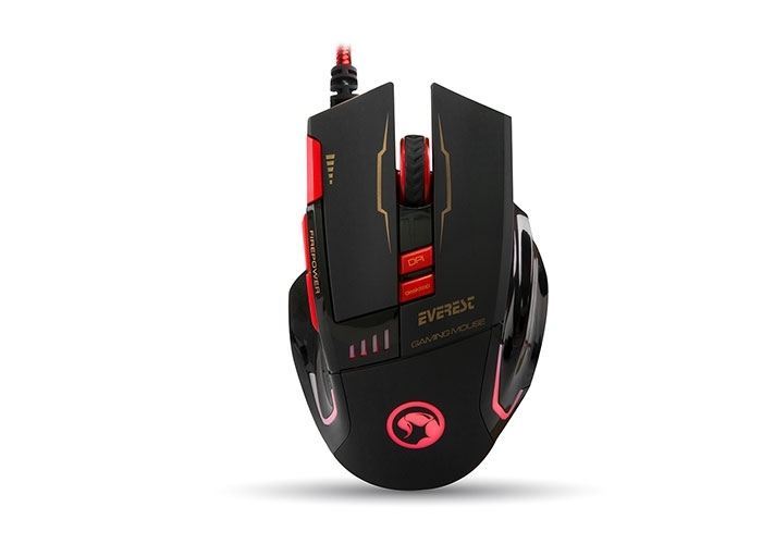 EVEREST Kablolu USB 3200DPI Gaming Siyah Mouse,MousePad SGM-X10S
