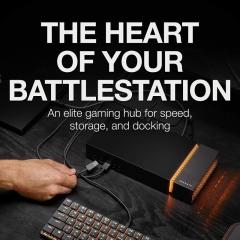 SEAGATE STJF4000400 4TB 3.5'' Firecuda Gaming Dock USB 3.0 Thunderbolt Siyah Taşınabilir Disk