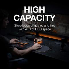 SEAGATE STJF4000400 4TB 3.5'' Firecuda Gaming Dock USB 3.0 Thunderbolt Siyah Taşınabilir Disk