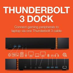 SEAGATE STJF4000400 4TB 3.5'' Firecuda Gaming Dock USB 3.0 Thunderbolt Siyah Taşınabilir Disk