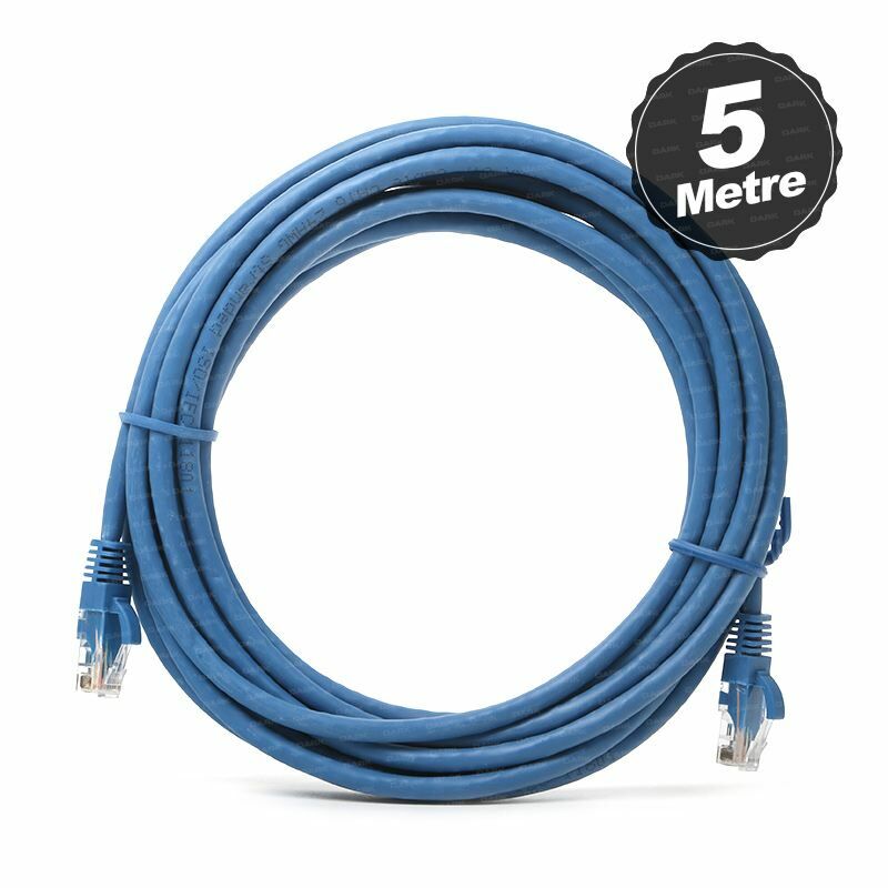 DARK CAT6 5M UTP Awg 24 Mavi Patch Network Kablosu DK-CB-NT6U500BU