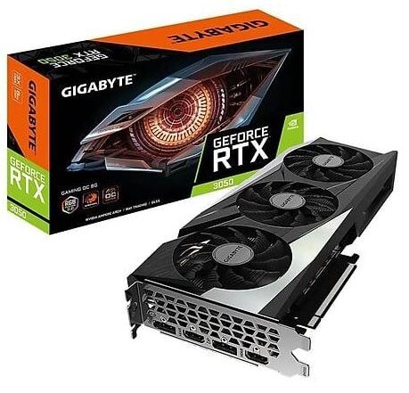 GIGABYTE GV-N3050GAM-OC-8GD RTX 3050 8GB GDDR6 128Bit OC Gaming Ekran Kartı