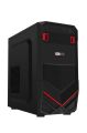 REDROCK 250W Powerlı Penceresiz Micro ATX Siyah Kasa