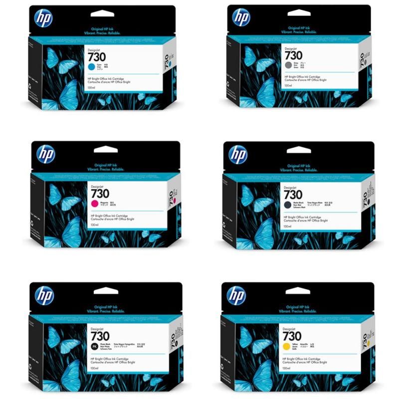 HP P2V70A No 730 Sarı Designjet Kartuş 300Ml