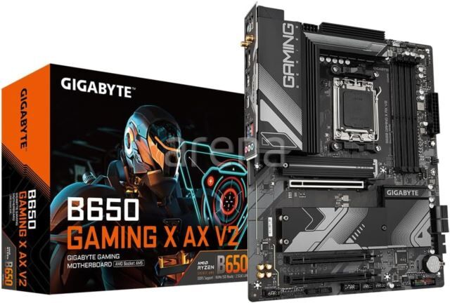 GIGABYTE B650-GAM-X-AX-V2 MAB B650GAM-X-AX-V2 8000Mhz OC DDR5 AM5 - (GIGABYTE TÜRKİYE GARANTİLİ)