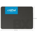 CRUCIAL CT1000BX500SSD1 SSD P1 1000GB 3D 2.5'' SATA 3 6GB\s