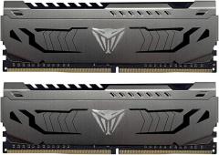 PATRIOT PVB464G360C8K 64GB (32GBx2) 3600MHz DDR4 DUAL VIPER STEEL BLACK Gaming Masaüstü Ram