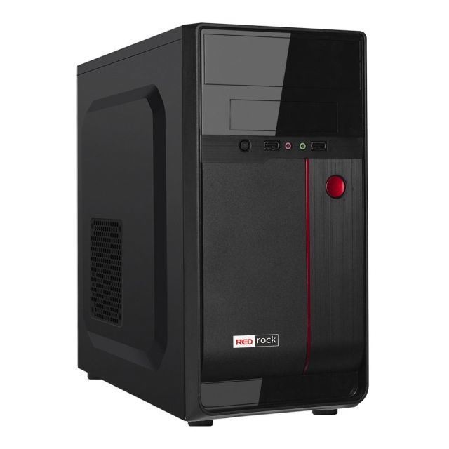 REDROCK M208BR 250W Powerlı Penceresiz Micro ATX Siyah Kasa