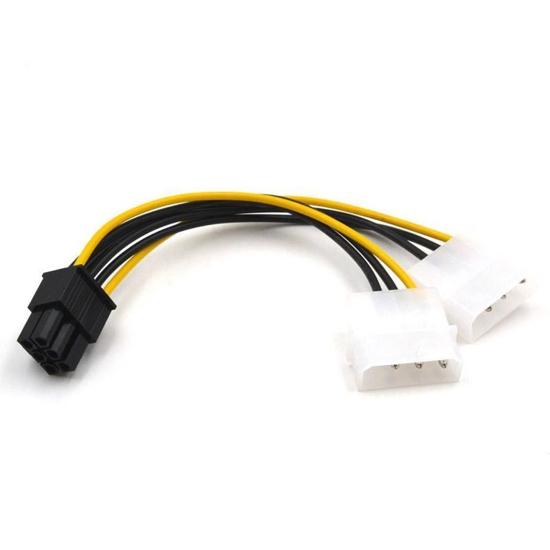 DARK DK-CB-P106 Molex 2x4pin - 6pin PCI-E Dönüştürücü Güç Kablosu
