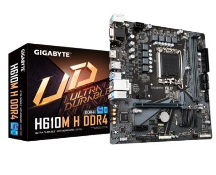 GIGABYTE H610M-H-DDR4 H610M H DDR4 3200mhz M.2 1700p mATX Anakart