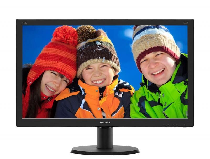 PHILIPS 240V5QDAB-00 23,8''1920x1080,5ms,60Hz,2Wx2,DVI-D/HDMI,IPS,Siyah