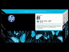 HP C4954A No 81 Açık Mavi Baskı Kafası,Temizleyici