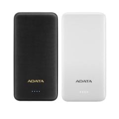 ADATA AT10000-USBA-CWH 10000mAh 37Wh+DC 5V /  2.0A Taşınabilir Şarj Cihazı Powerbank Beyaz