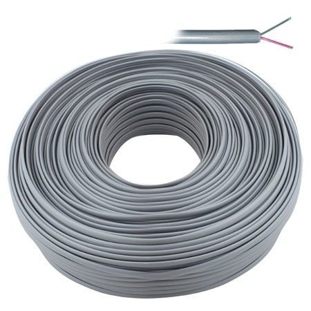 S-LINK 100 Metre Gri Flat Telefon Kablo LN-TEL44