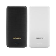 ADATA AT10000-USBA-CBK 10000mAh 37Wh+DC 5V /  2.0A Taşınabilir Şarj Cihazı Powerbank Siyah