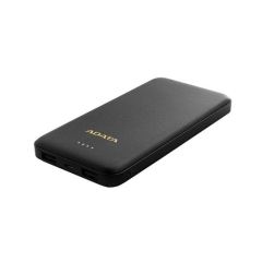 ADATA AT10000-USBA-CBK 10000mAh 37Wh+DC 5V /  2.0A Taşınabilir Şarj Cihazı Powerbank Siyah