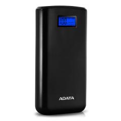 ADATA AS2000D-DGT-CBK 20000mAh 74Wh+DC 5V /  2.0A Taşınabilir Şarj Cihazı Powerbank Siyah