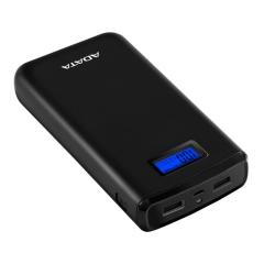ADATA AS2000D-DGT-CBK 20000mAh 74Wh+DC 5V /  2.0A Taşınabilir Şarj Cihazı Powerbank Siyah