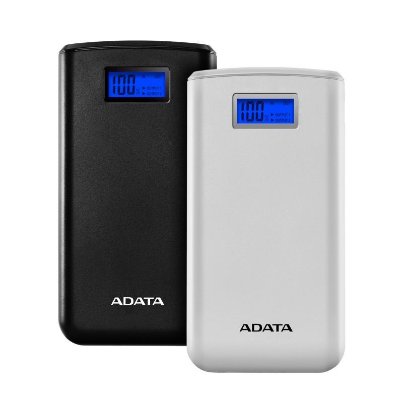ADATA AS2000D-DGT-CWH 20000mAh 74Wh+DC 5V /  2.0A Taşınabilir Şarj Cihazı Powerbank Beyaz