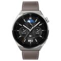 HUAWEI 55028467 Watch GT3 Pro - 46 mm Titanium Kasa Kahverengi Deri