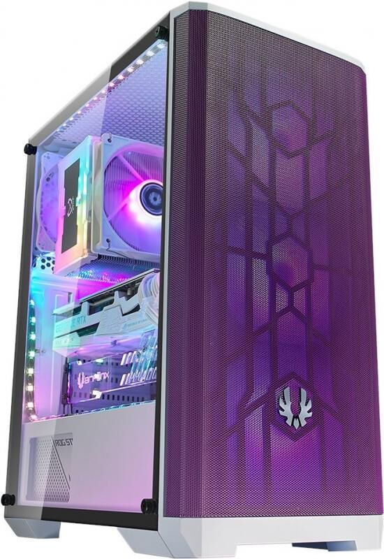 BITFENIX NSE-300-WWGKP-RP4A NOVA MESH SE TG + 4ARGB + Controller -WHITE/PURPLE