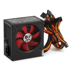 HIGHPOWER 500W 12cm Fan 80+Bronze Kırmızı Fan Gaming Güç Kaynağı HPE-500BR-A12S