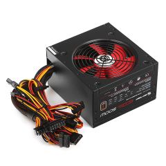 HIGHPOWER 500W 12cm Fan 80+Bronze Kırmızı Fan Gaming Güç Kaynağı HPE-500BR-A12S